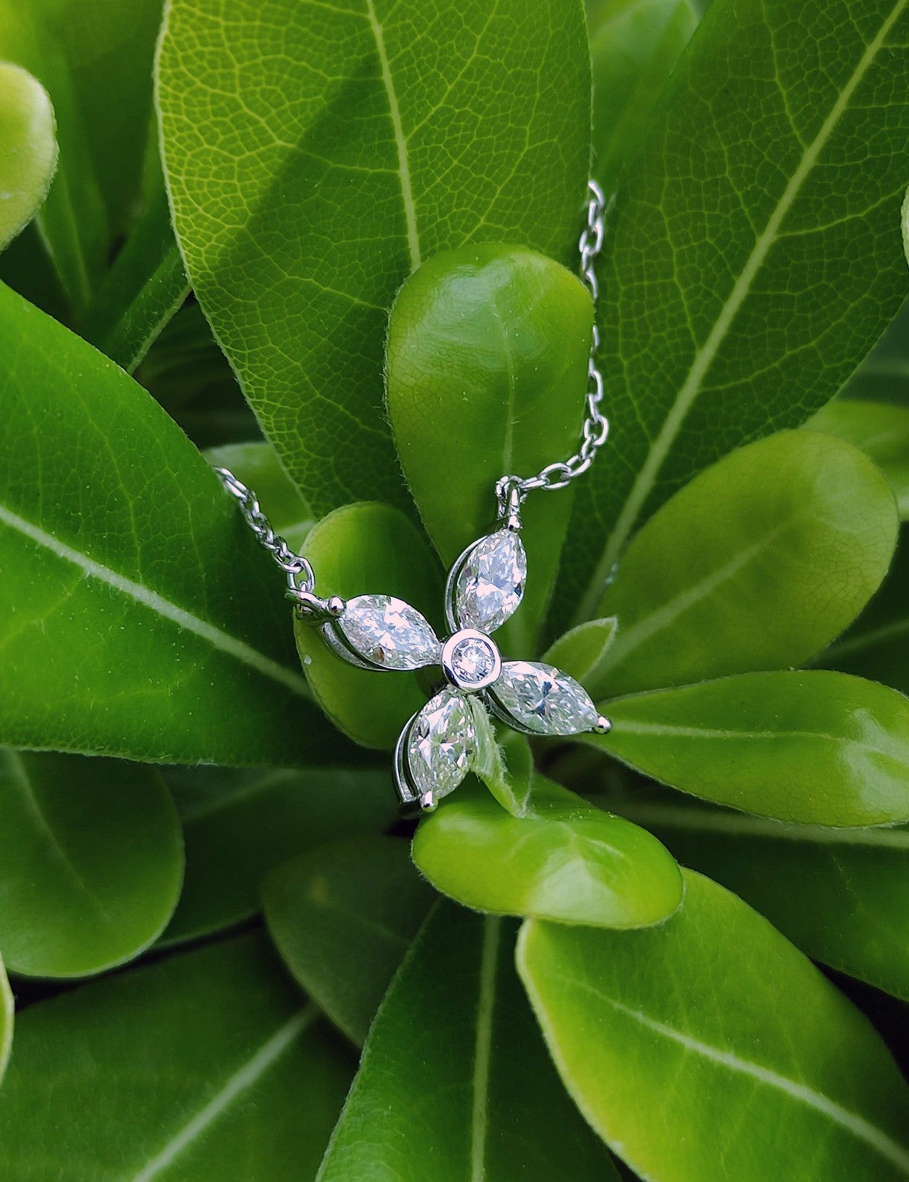 0.57 Carat Diamond Fancy Necklace