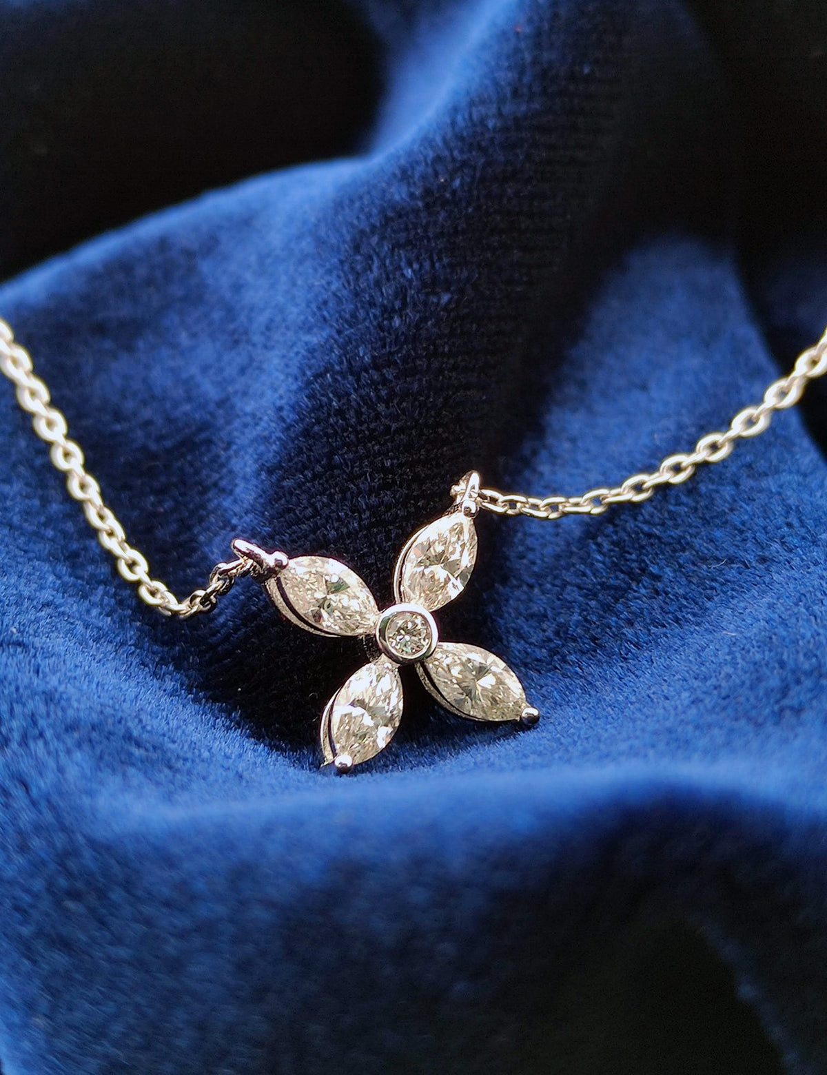 0.57 Carat Diamond Fancy Necklace