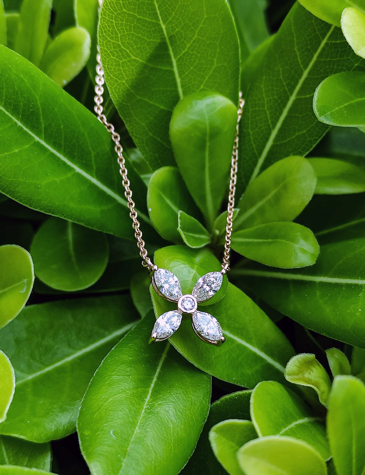 0.57 Carat Diamond Fancy Necklace