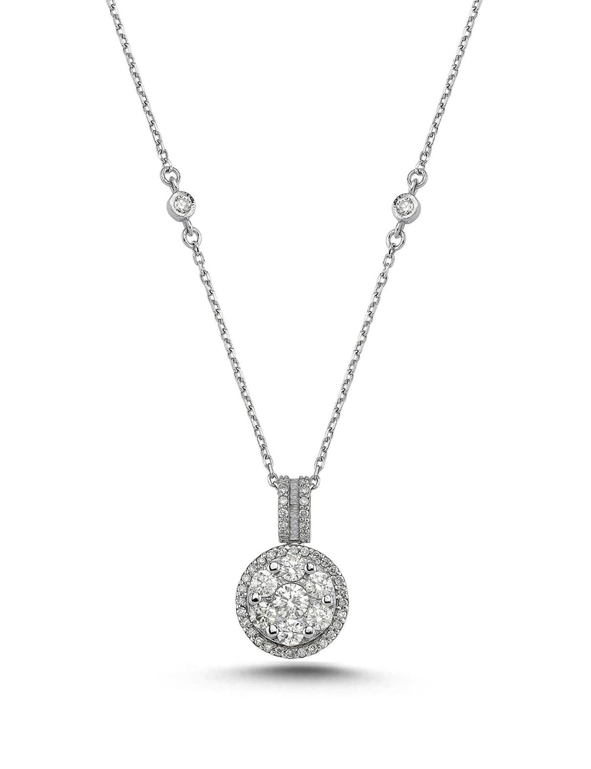 0.69 Carat Diamond Coronet Necklace
