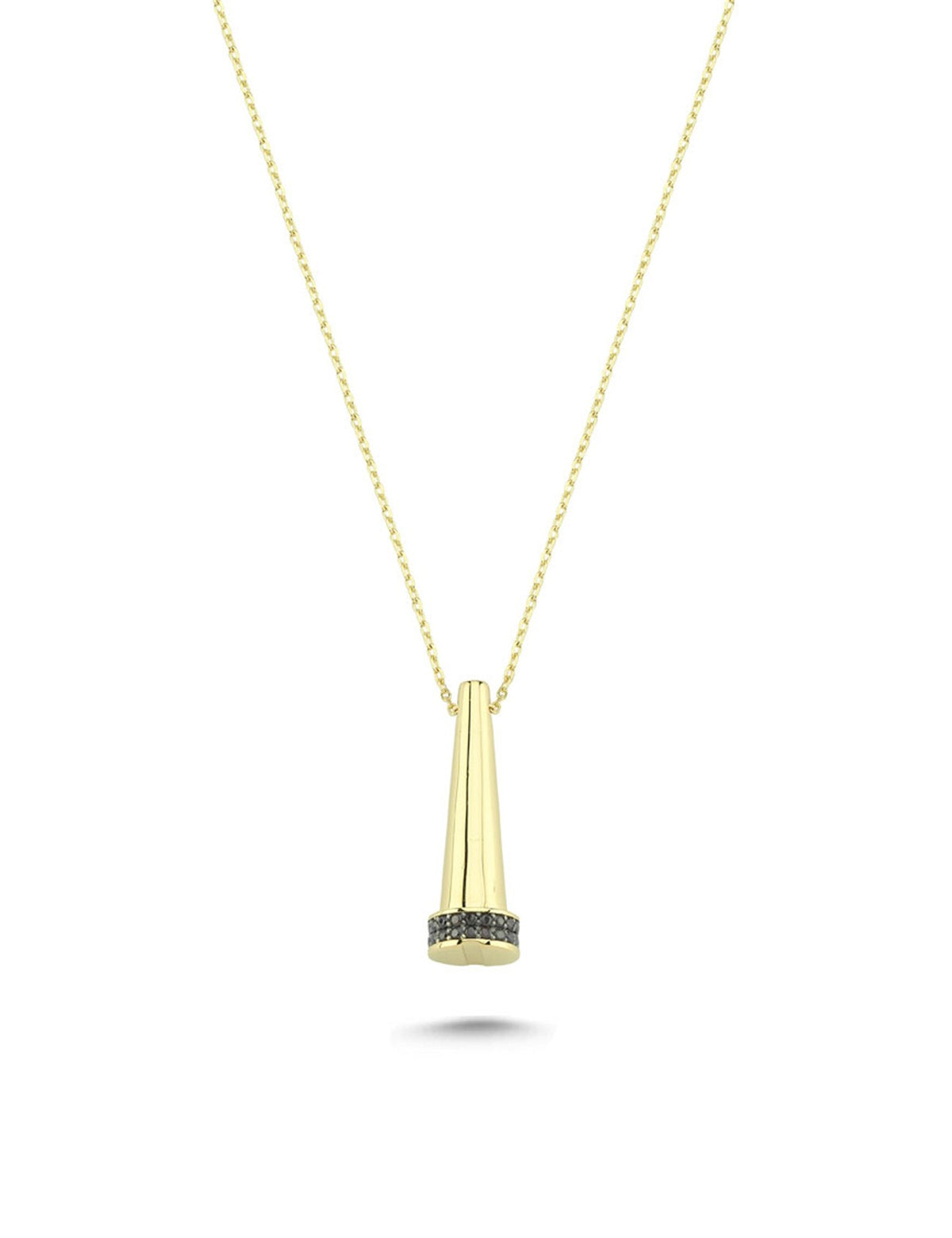14K Stone-Set Gold Necklace Main image