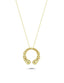 14K Hoop Gold Necklace