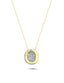 14K Stone-Set Yellow Gold Necklace