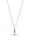 0.01 Carat Diamond I Letter Necklace