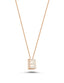 0.03 Carat Diamond B Letter Necklace