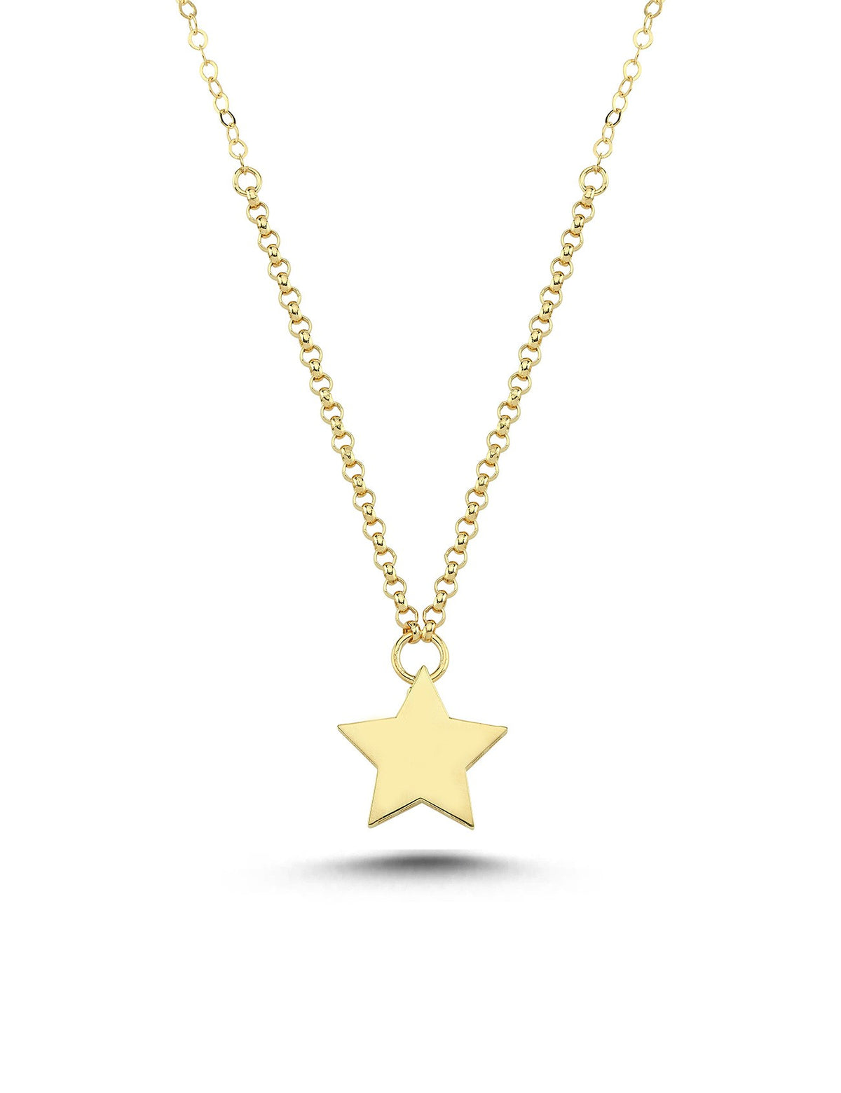 14K Star Gold Necklace