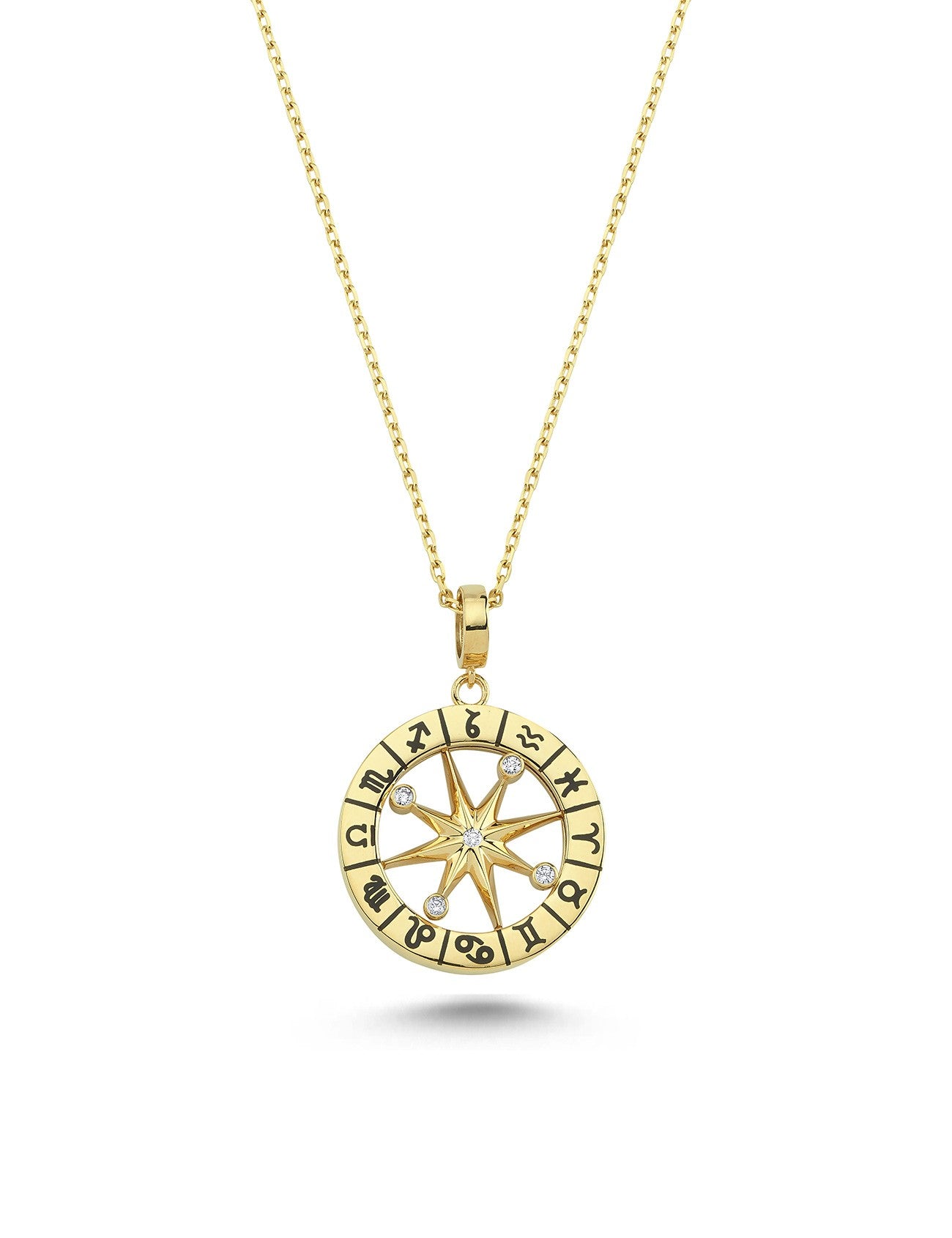 14K Star Gold Necklace Main image