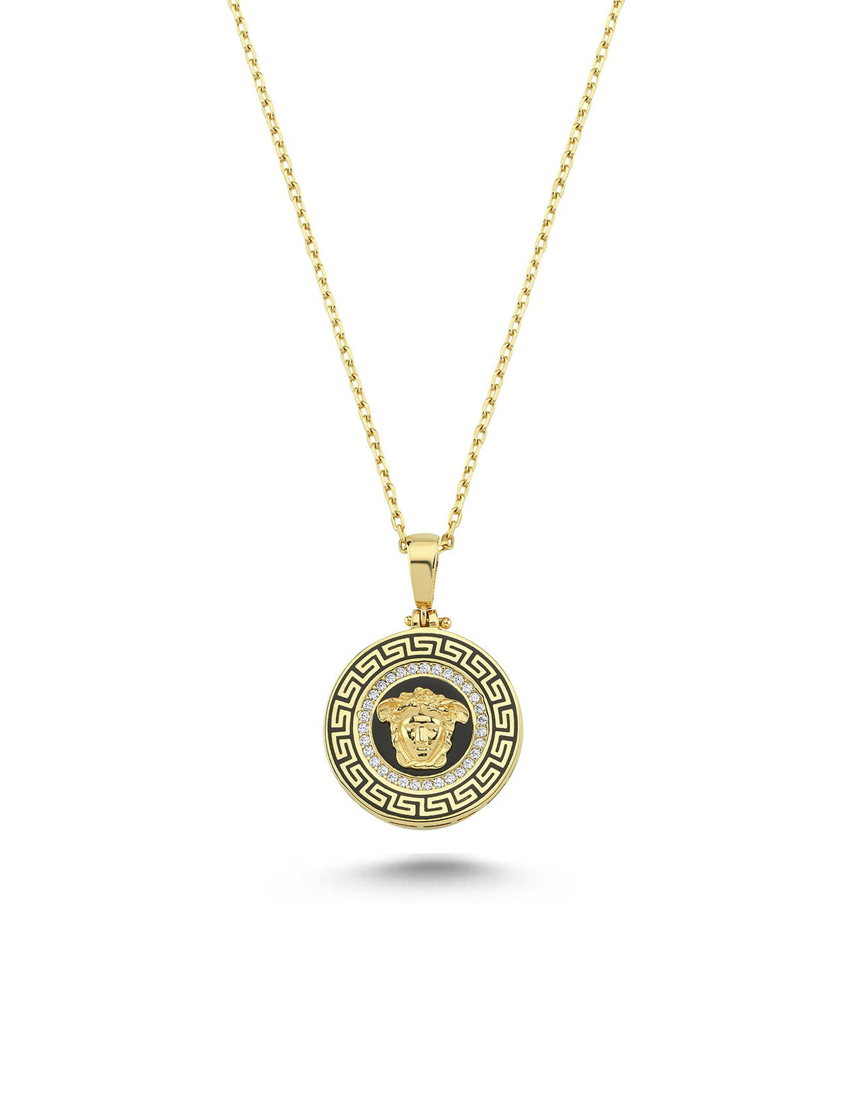 14K Medusa Gold Necklace Main image