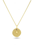 Cancer Zodiac 14K Gold Necklace