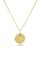Leo Zodiac 14K Gold Necklace