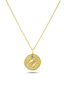 Pisces Zodiac 14K Gold Necklace