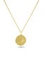 Virgo Zodiac 14K Gold Necklace