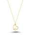 14K Star Heart Gold Necklace