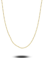 14K Boomerang Detail Chain Gold Necklace