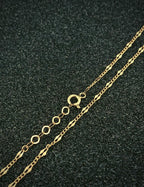 14K Boomerang Detail Chain Gold Necklace