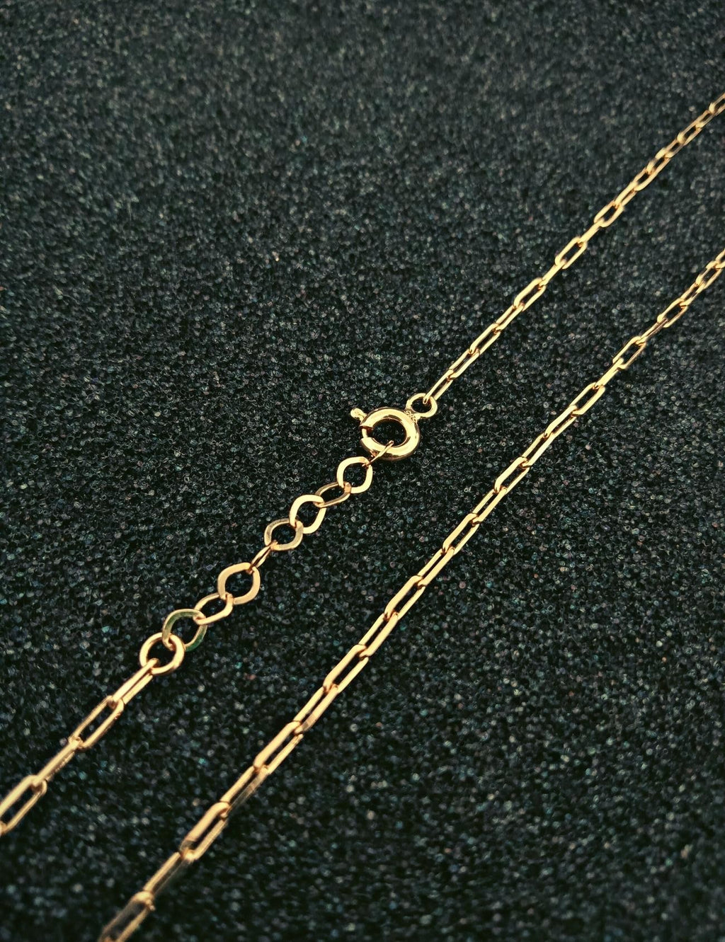 14K Paperclip Chain Gold Necklace