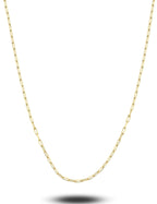 14K Paperclip Chain Gold Necklace