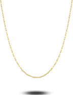 14K Boomerang Chain Gold Necklace