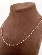 14K Boomerang Chain Gold Necklace
