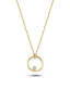 14K Hoop Gold Necklace