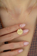 Aries Zodiac 14K Gold Necklace
