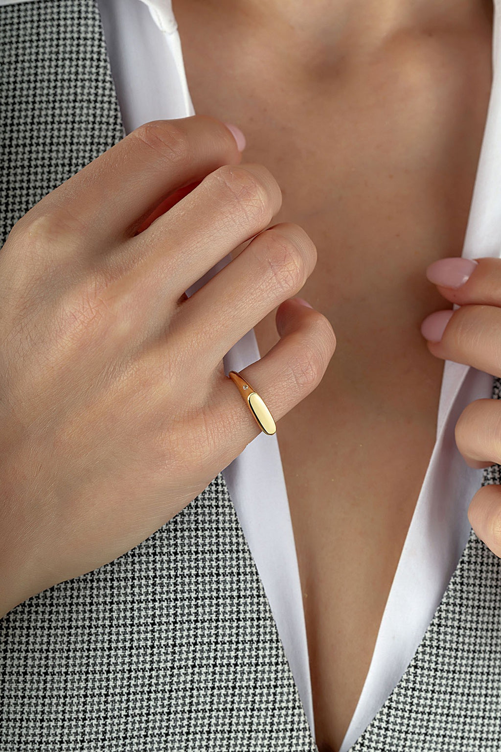 Pinky Gold Ring