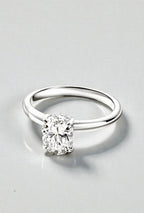 0.80 Carat Oval Diamond Solitaire Ring