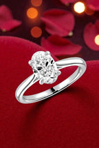 0.80 Carat Oval Diamond Solitaire Ring