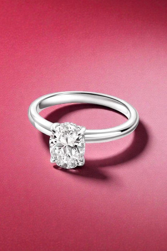 0.70 Carat Diamond Oval Solitaire