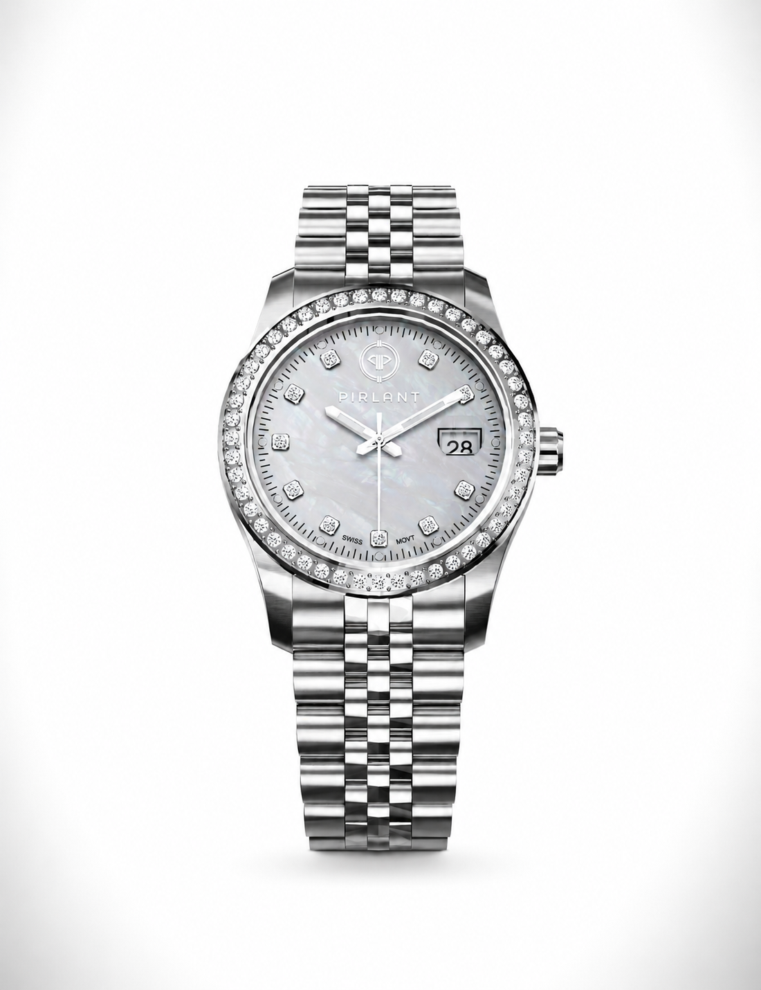 PIRLANT White Mother-of-Pearl Dial Women's Watch Secondary image