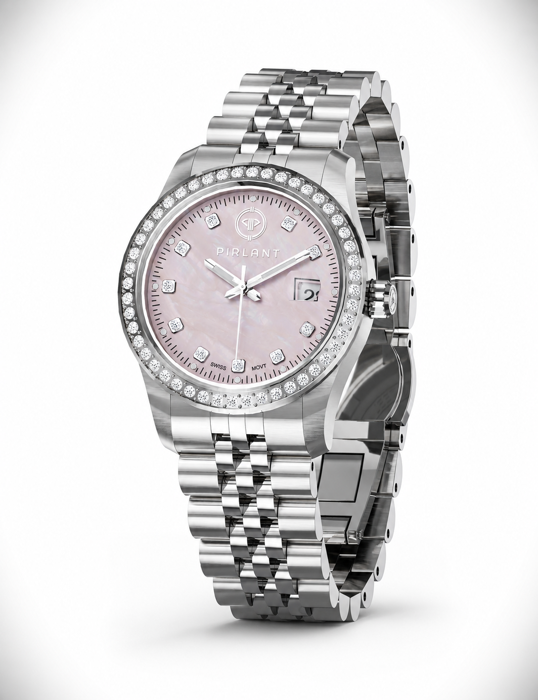 PIRLANT Pink Mother-of-Pearl Dial Women's Watch Secondary image