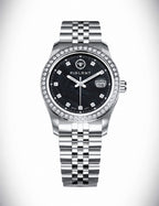 PIRLANT Black Mother-of-Pearl Dial Women's Watch