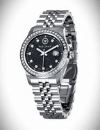 PIRLANT Black Mother-of-Pearl Dial Women's Watch