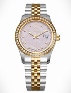 PIRLANT Pink Mother-of-Pearl Dial Women's Watch