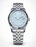 PIRLANT Ice Blue Dial Women's Watch