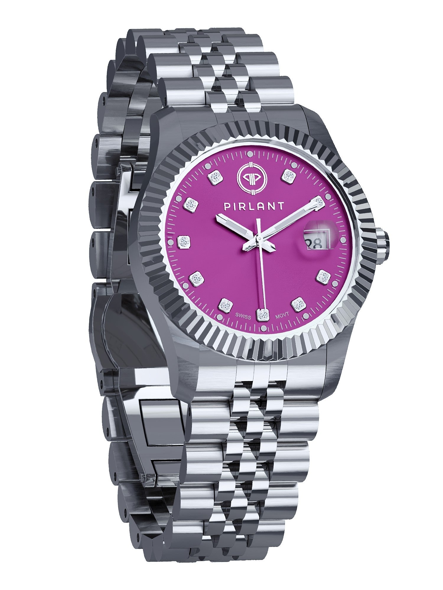 PIRLANT Purple Dial Women's Watch