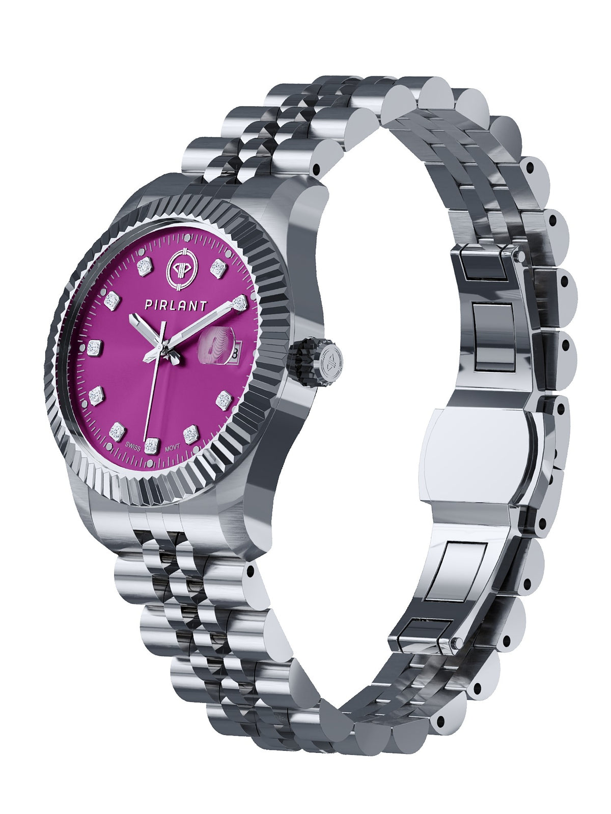 PIRLANT Purple Dial Women's Watch