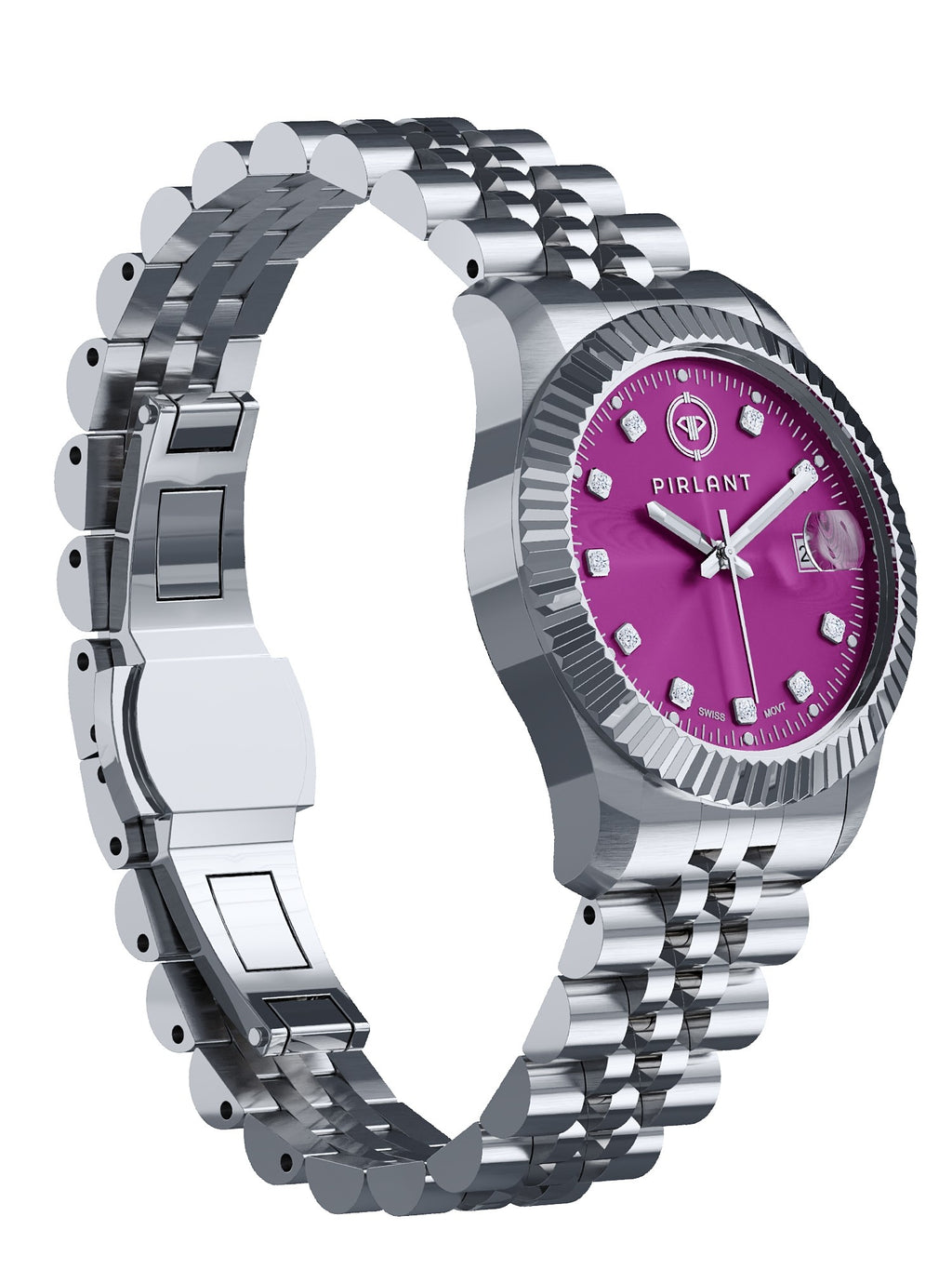 PIRLANT Purple Dial Women's Watch