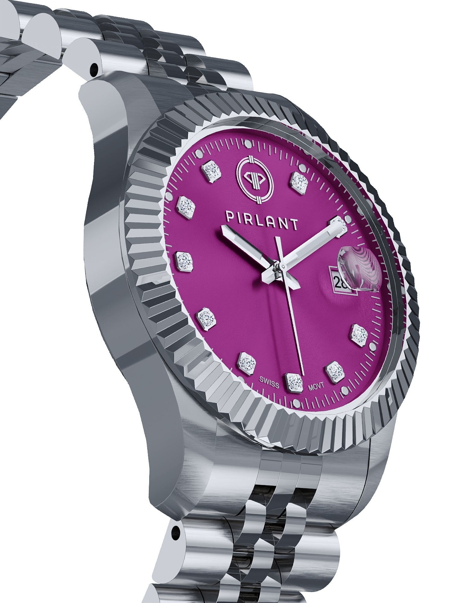PIRLANT Purple Dial Women's Watch