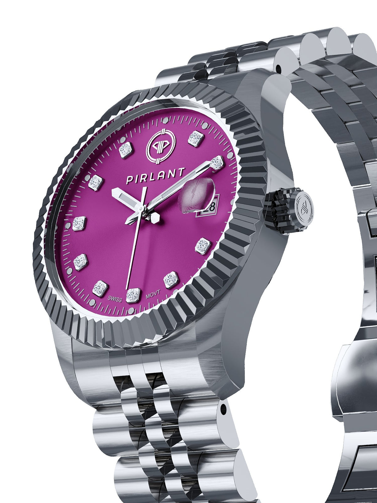 PIRLANT Purple Dial Women's Watch