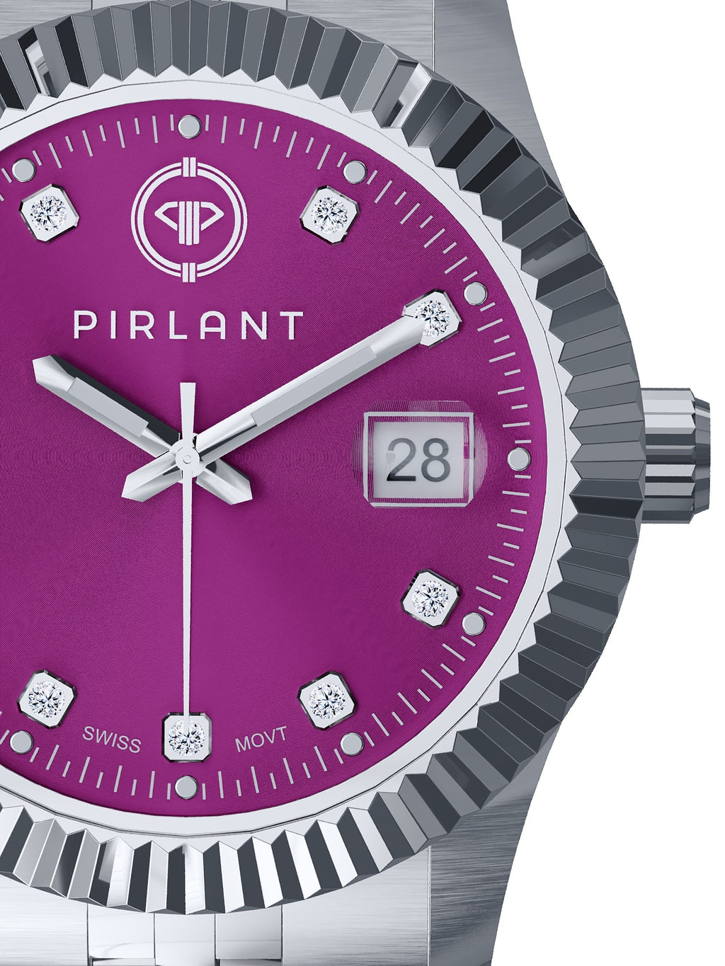 PIRLANT Purple Dial Women's Watch
