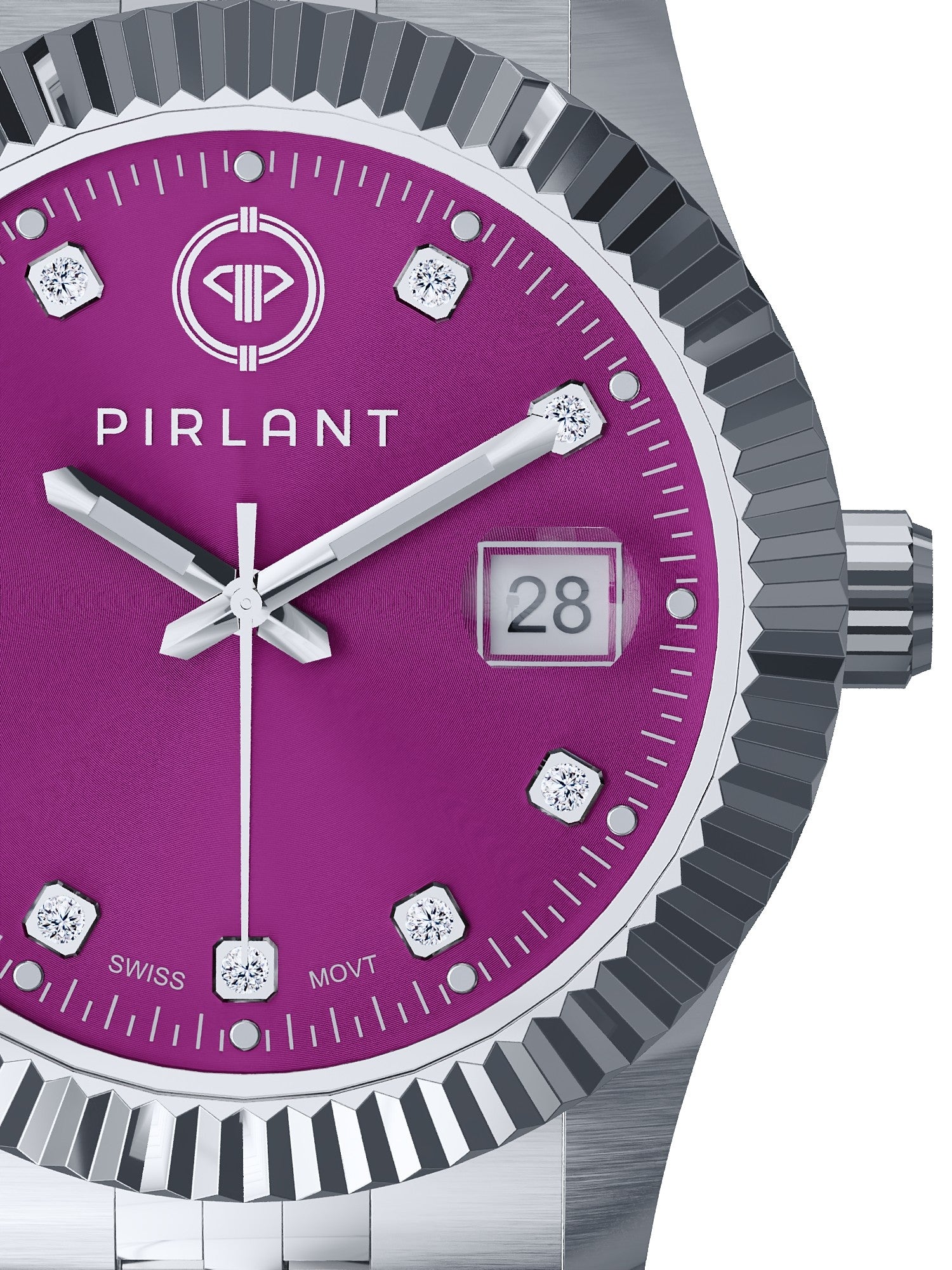 PIRLANT Purple Dial Women's Watch