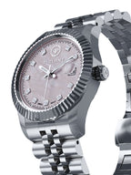 PIRLANT Pink Mother-of-Pearl Dial Women's Watch
