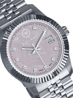 PIRLANT Pink Mother-of-Pearl Dial Women's Watch