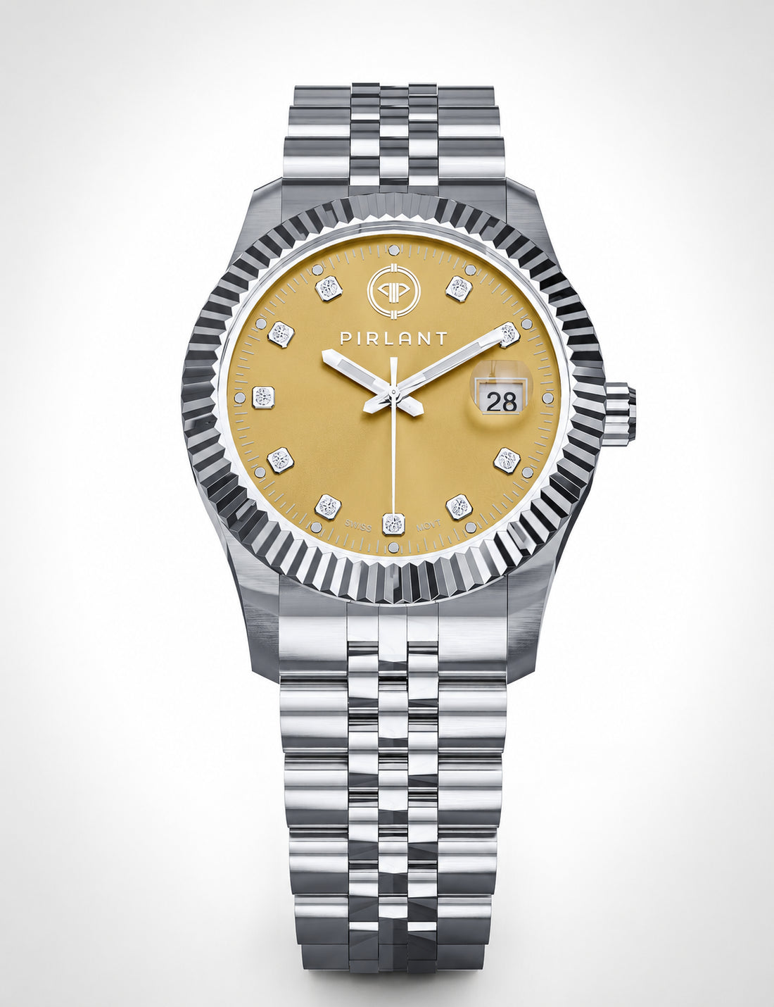 PIRLANT Caramel Dial Women's Watch