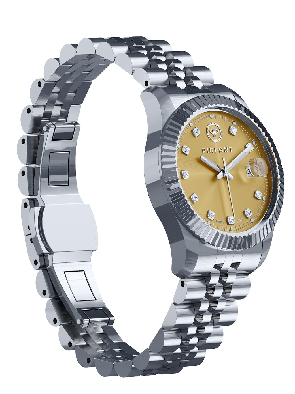 PIRLANT Caramel Dial Women's Watch