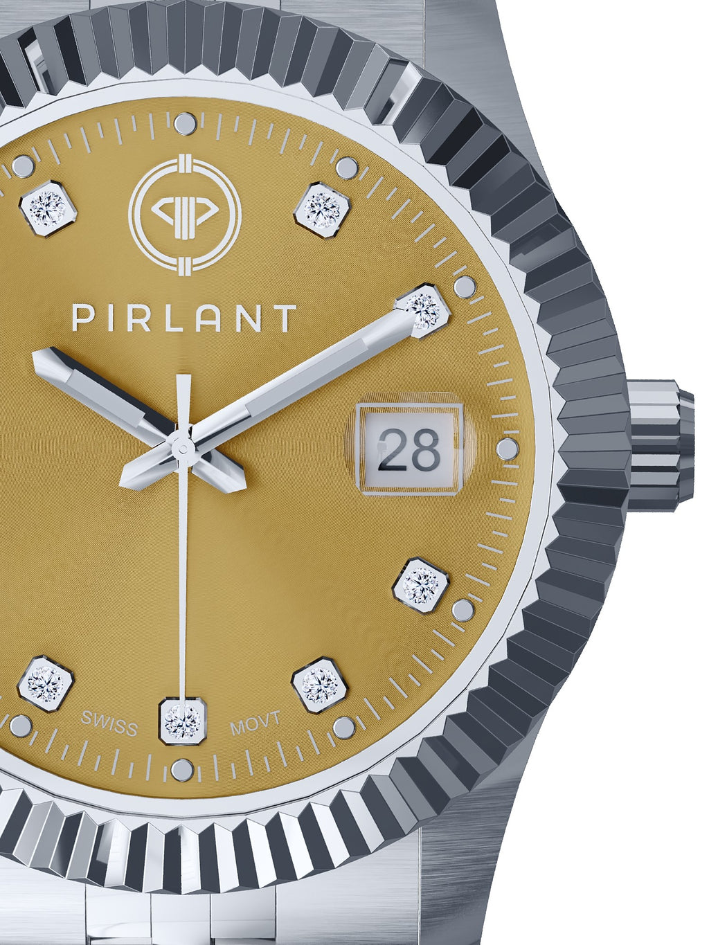 PIRLANT Caramel Dial Women's Watch