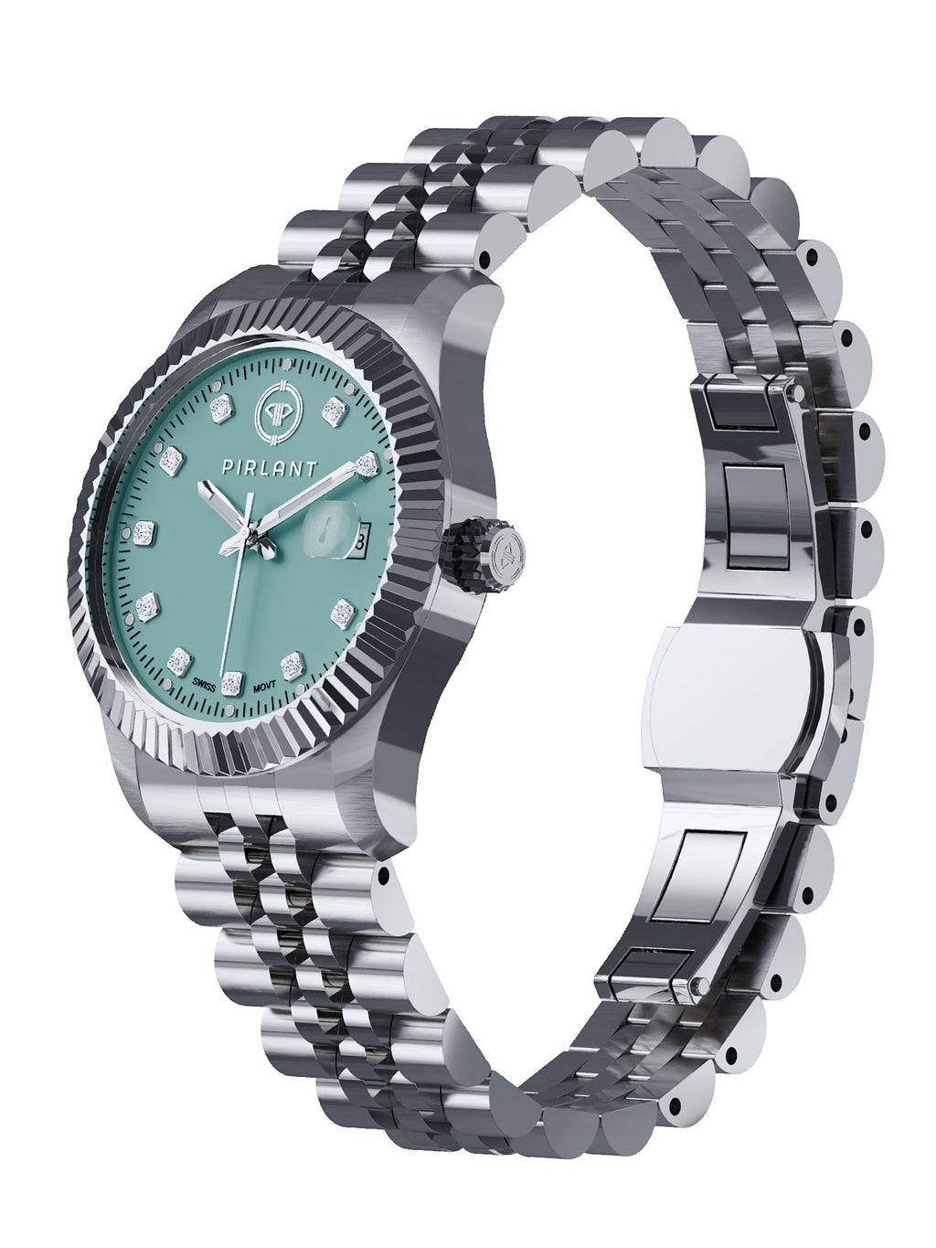 PIRLANT Turquoise Dial Women's Watch