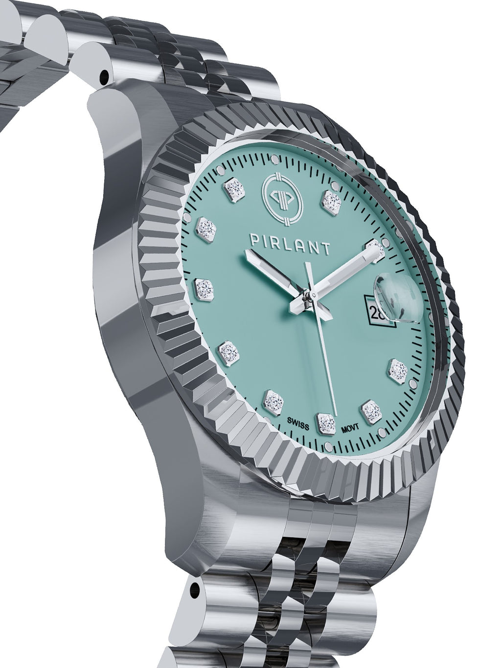 PIRLANT Turquoise Dial Women's Watch
