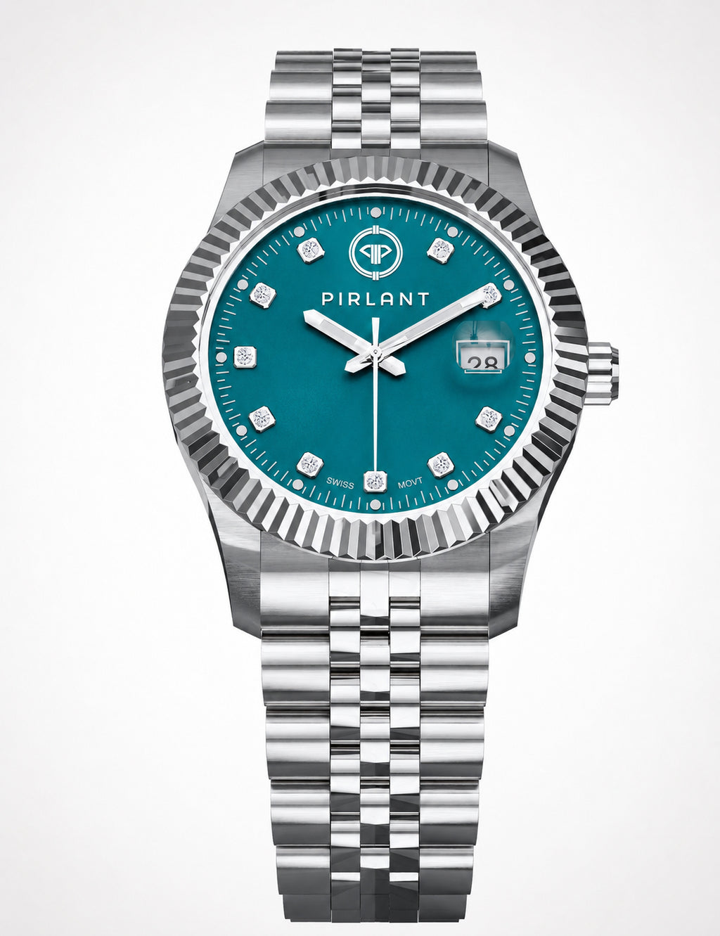 PIRLANT Petrol Blue Dial Women's Watch